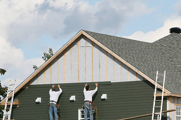 Professional Siding Contractor technician working in Long Branch, NJ